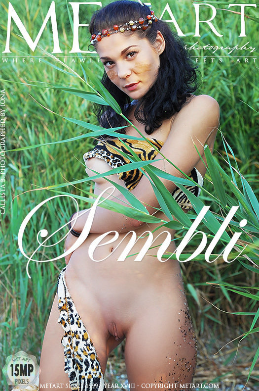 On the magazine cover of Sembli MetArt is stupefying Callista B