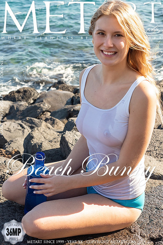 On the magazine cover of Beach Bunny MetArt is astonishing Casey