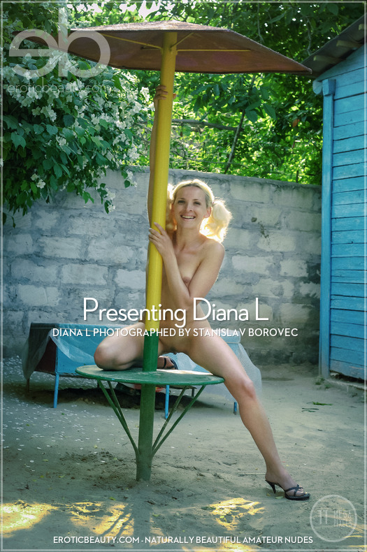 On the magazine cover of Presenting Diana L Erotic Beauty is stunning Diana L
