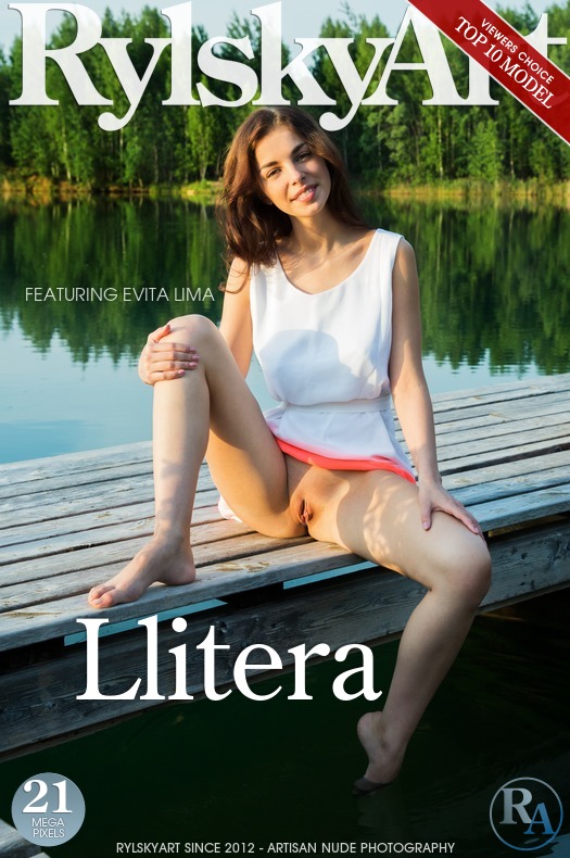 On the cover of Llitera Rylsky Art is ethereal Evita Lima