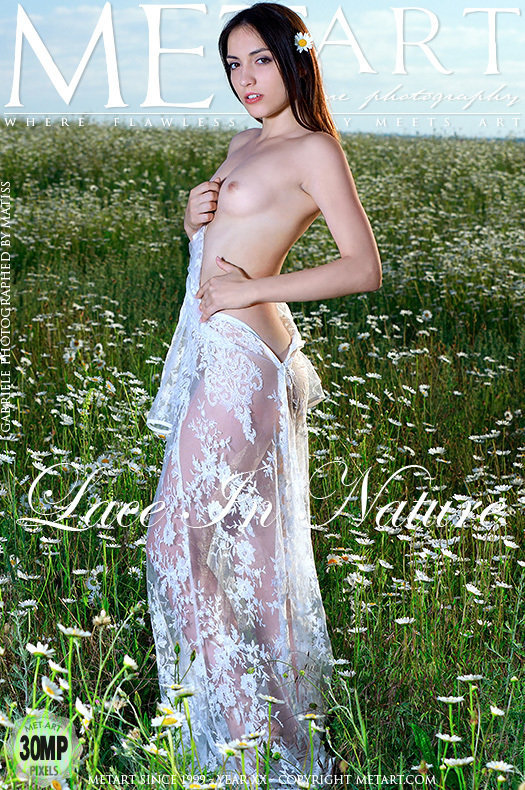 On the cover of Lace In Nature MetArt is elevated Gabriele
