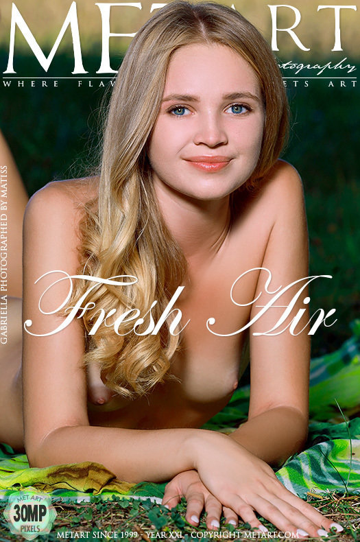 On the cover of Fresh Air MetArt is miraculous Gabriella