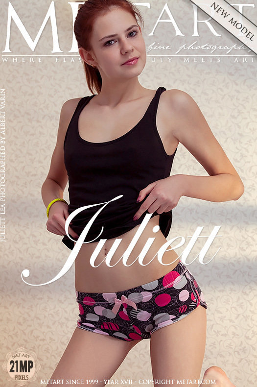 On the cover of Presenting Juliett Lea MetArt is moving Juliett Lea