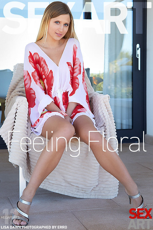 On the magazine cover of Feeling Floral SexArt is grand Lisa Dawn