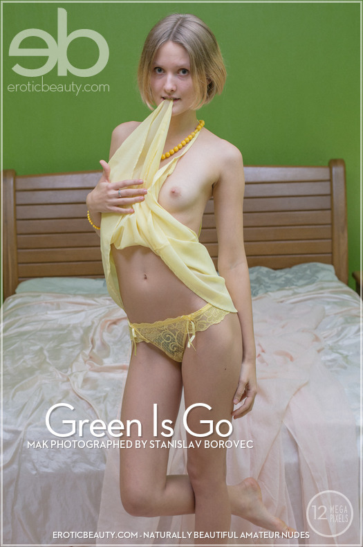 On the cover of Green Is Go Erotic Beauty is empyrean Mak