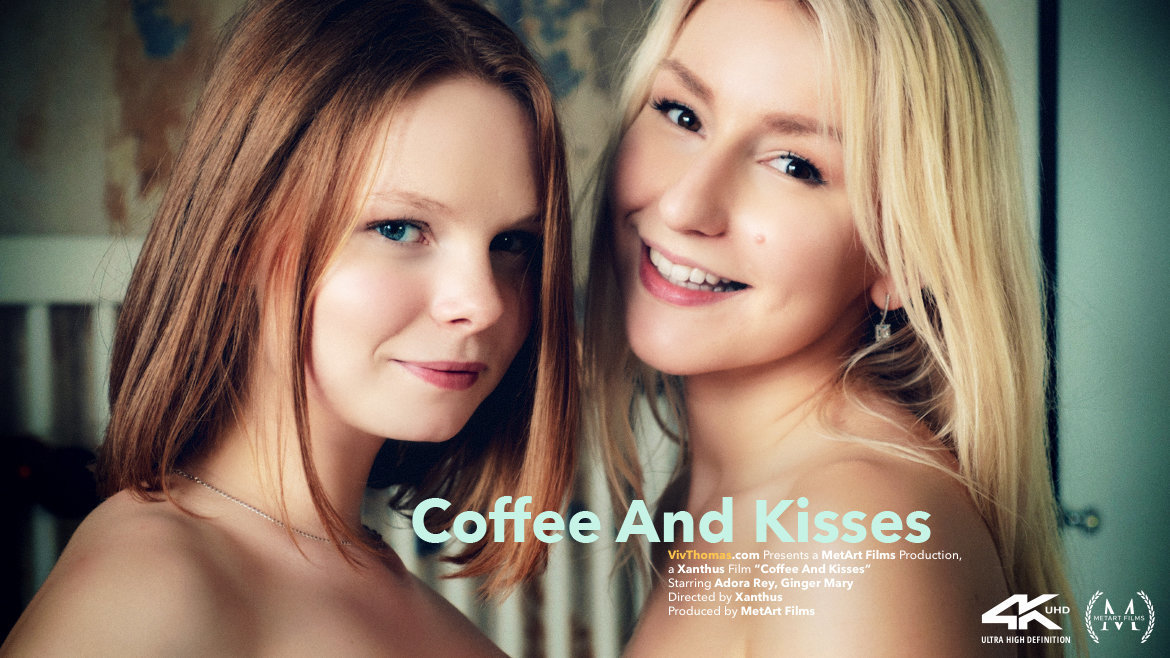 1080p Video Coffee And Kisses - Adora Rey & Ginger Mary VivThomas prodigious nude astonishing 